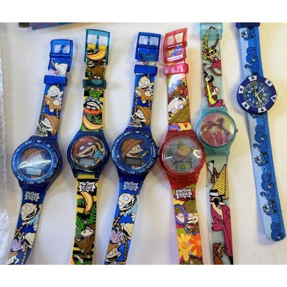 VtgThe Rugrats Movie Collectible Watches Set of‎ 4 Equity 1998 Plus 2 - Untested - Picture 16 of 16